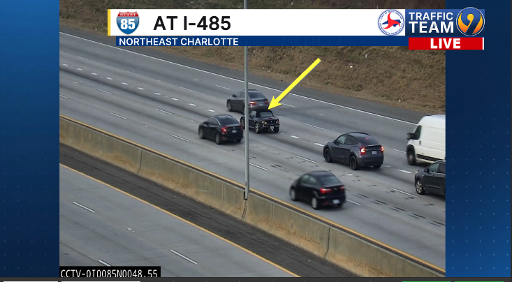 TrafficTeam9's tweet image. ALERT: This stalled vehicle is in the same spot as the earlier crash on I-85 SB near I-485 on the #CabarrusCo #ConcordNC side #clt #cltraffic #clttraffic