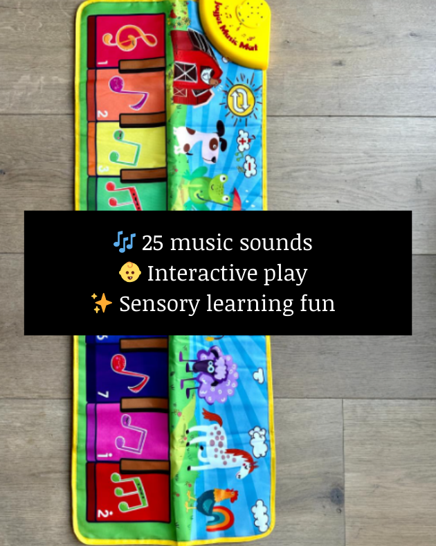 BubblyMoments's tweet image. Music makes playtime better 🎶👶
This Baby Musical Mat features 25 fun sounds to encourage movement, sensory play, and early learning.

🛒 Shop Here: amzlink.to/az0c345HKtLvg

#BabyToys #MusicalMat #SensoryPlay #EarlyLearning