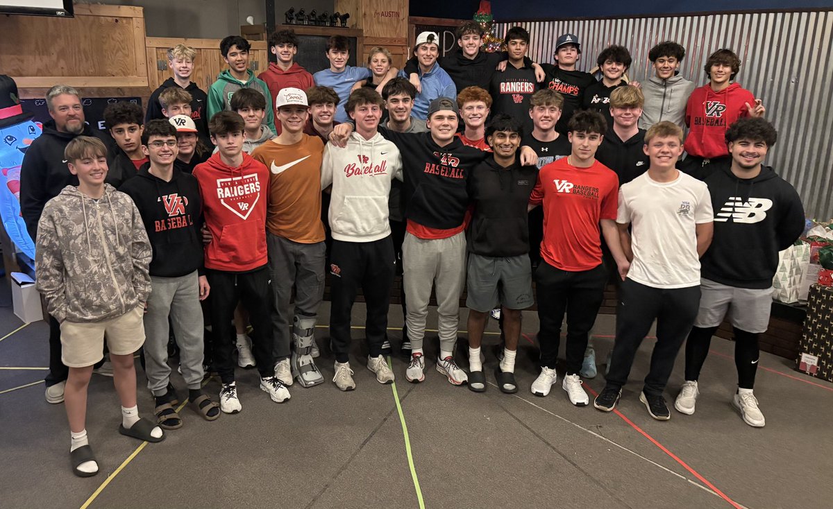 Great night with <a href="/vrhsbaseball/">Vista Ridge High School Baseball</a> wrapping gifts for our adopted families to make sure they have an amazing Christmas! Love that we do this every year! #BCM