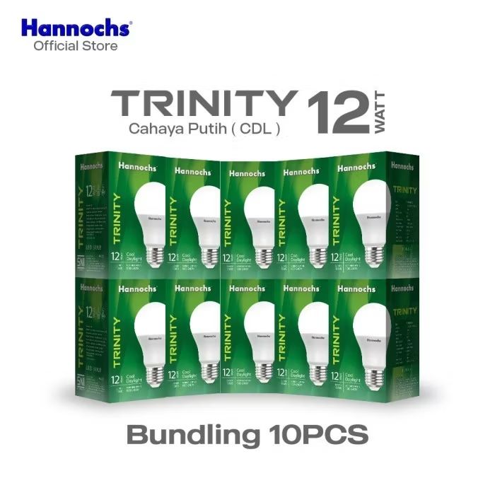 margadjaja1's tweet photo. Cek Hannochs Lampu Bohlam LED Trinity 12W isi 10pcs Cahaya Putih dengan harga Rp295.000. Dapatkan di Shopee sekarang! https://t.co/GikEscUWk5 https://t.co/PaMvtxGpRm