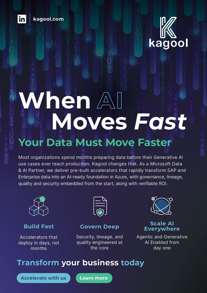 Build fast. Govern deep. Scale AI everywhere.
In a recent # Interface Magazine feature, we shared how leading enterprises are cutting AI and analytics timelines from months to weeks by fixing data foundations first.

Read the full article here: interface.media/blog/magazines…
