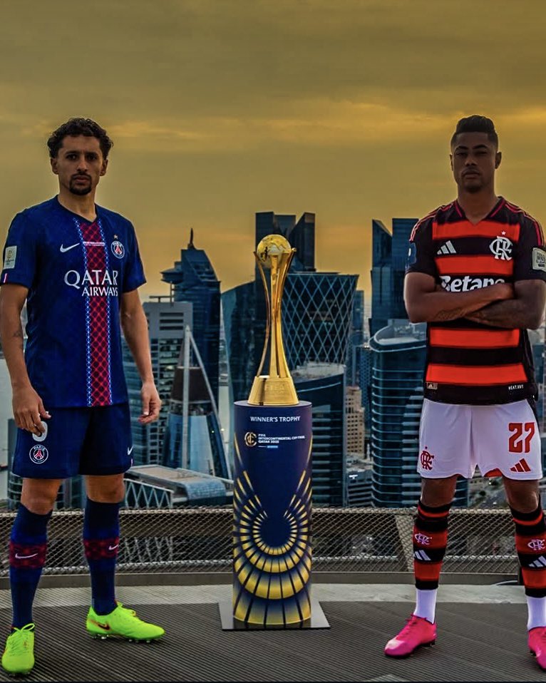 🇫🇷 PSG vs FLAMENGO 🇧🇷 

The FIFA Intercontinental Cup Final is TODAY! Match is being played in Qatar. 🏆