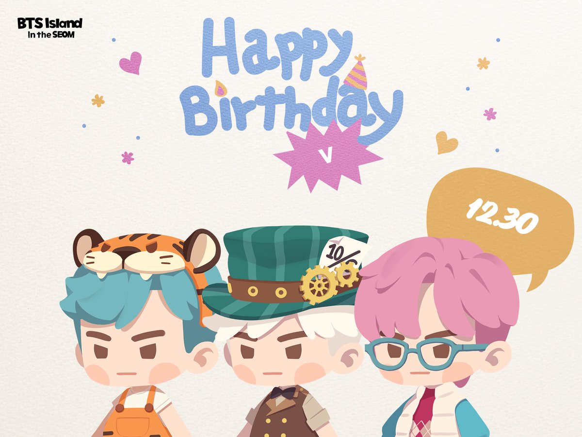 INTHESEOM_BTS's tweet image. 🎉 2025 Happy #V Day

※ 댓글 이벤트는 자정부터 시작해요! 🕛

우리의 곰돌이, 호랑이, 세계 1위 미남 #뷔 생일 축하해~!
🎉🐻🐯🎉 
댓글로 생일 축하 메시지와 닉네임을 남겨준 20명을 추첨해 1000 골드를 드려요. 🎁

🏝 drima.ge/644VK

#인더섬 #IntheSEOM #BTSIsland #태형생일ㅊㅋ…