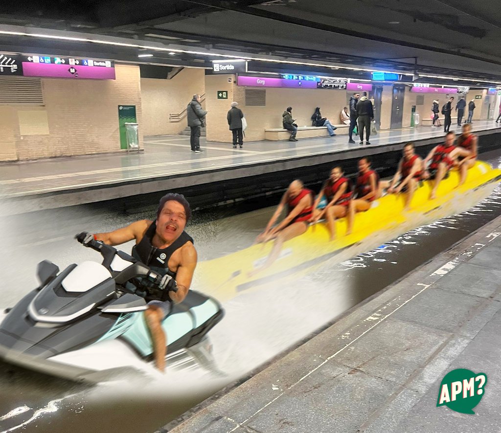 APM's tweet image. ⚠️ Servei alternatiu habilitat al Metro de Badalona