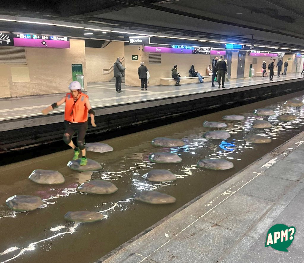 APM's tweet image. ⚠️ Servei alternatiu habilitat al Metro de Badalona