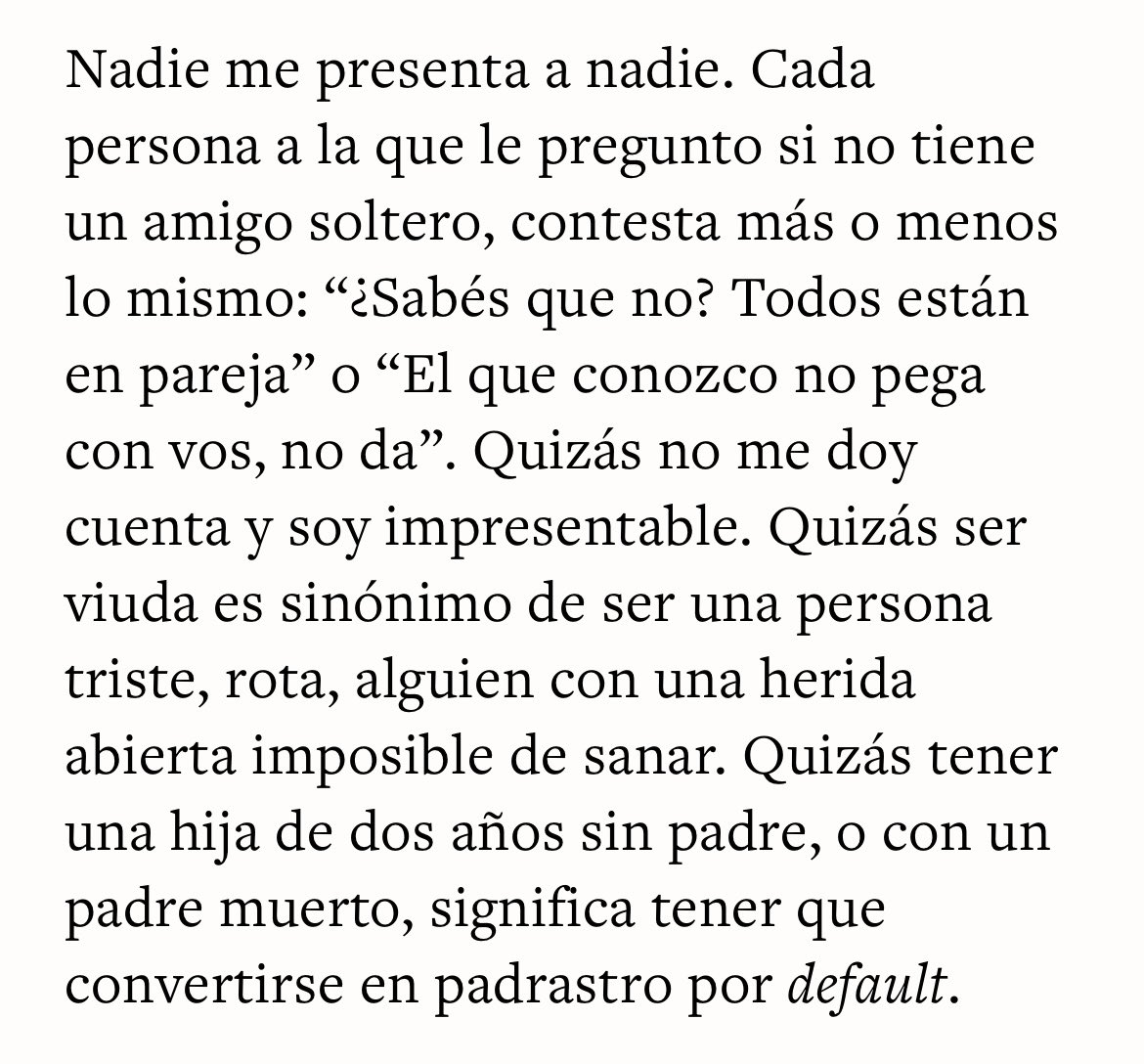 Escribe <a href="/camila_breton/">Camila Bretón</a> sobre maternidad, viudez y app de citas. Publica <a href="/Gatopardocom/">Gatopardo</a> gatopardo.com/articulos/mien…