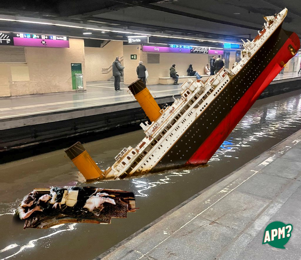 APM's tweet image. ⚠️ Servei alternatiu habilitat al Metro de Badalona