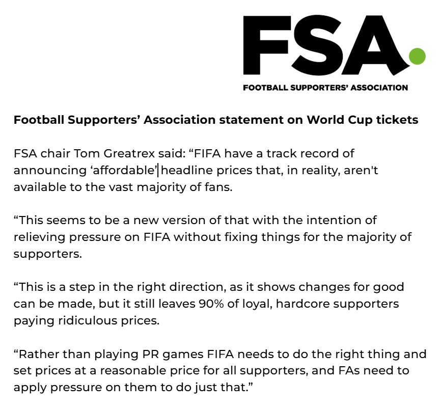 WeAreTheFSA's tweet photo. From the FSA and our @WeAreFreeLions team... https://t.co/5K89B8w7Eq