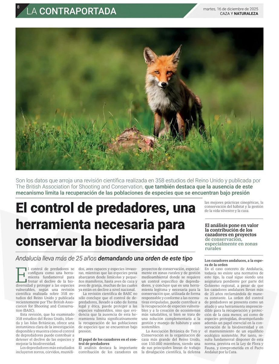 Suplemento Caza y Naturaleza Diciembre 2025 - 2ª Parte