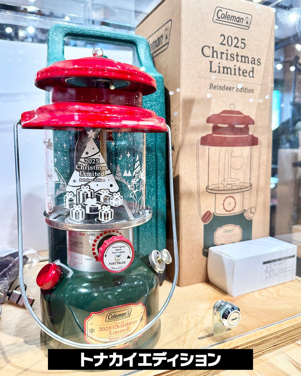 新品　Colemanクリスマスリミテッドハイブリッドランタン 2025 トナカイ 32148-268-