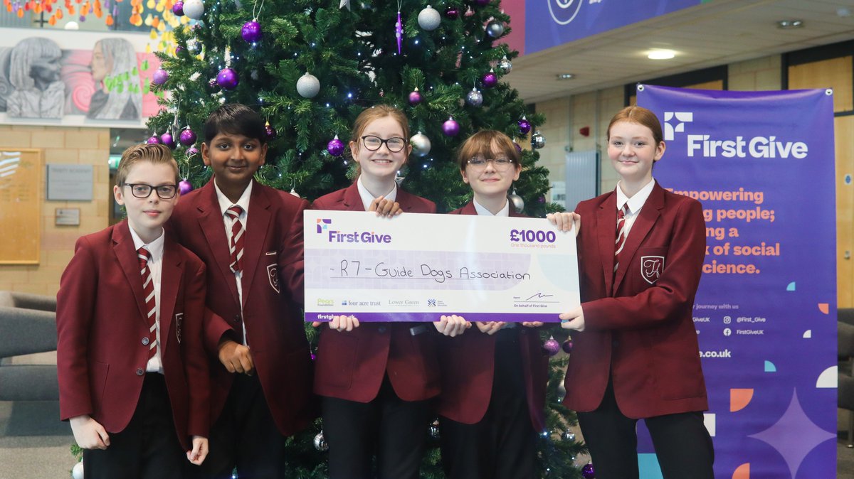 trinitythorne's tweet image. Well Done to everyone involved in our @FirstGiveUK  competition yesterday! Everyone worked really hard to raise money and spread awareness for their chosen charities. The Winning Group were R7 who won £1000 for @guidedogs