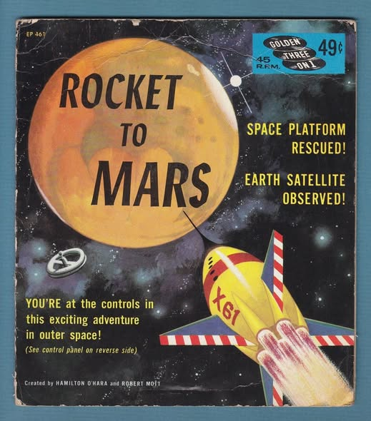 warrior_orion's tweet image. Today's fab vintage #scifi cover. Rocket to Mars!
 - from the marvellous Vault of the Atomic Space Age.
#retro #RetroVibes #Space #Mars #Wednesdayvibe