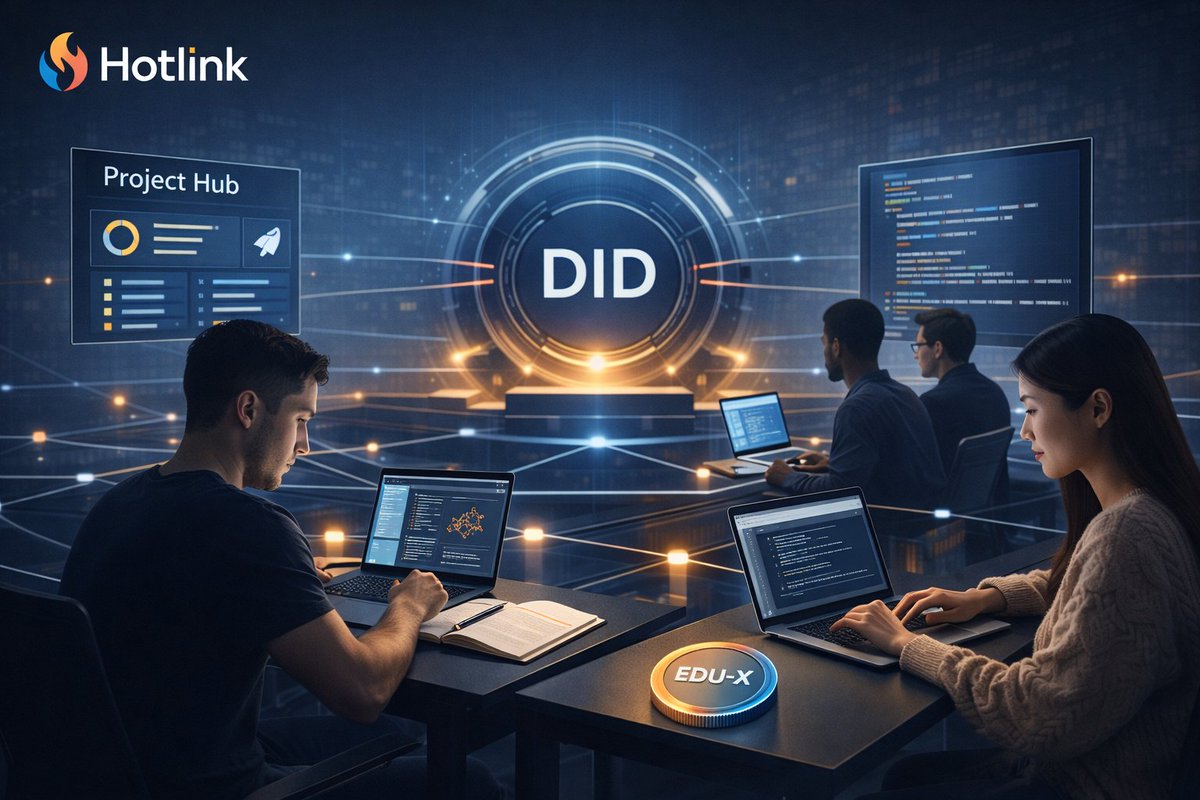 ZINDIBADBTC's tweet photo. Skills don’t grow in isolation.
They grow in ecosystems.
Hotlink connects learners, builders, and projects into one education layer
where verified skills meet real collaboration on ENI, powered by EDX.
This is how Web3 talent is formed.
#Hotlink #EDX #ENIChain #Web3Builders https://t.co/YEyEYv13aI