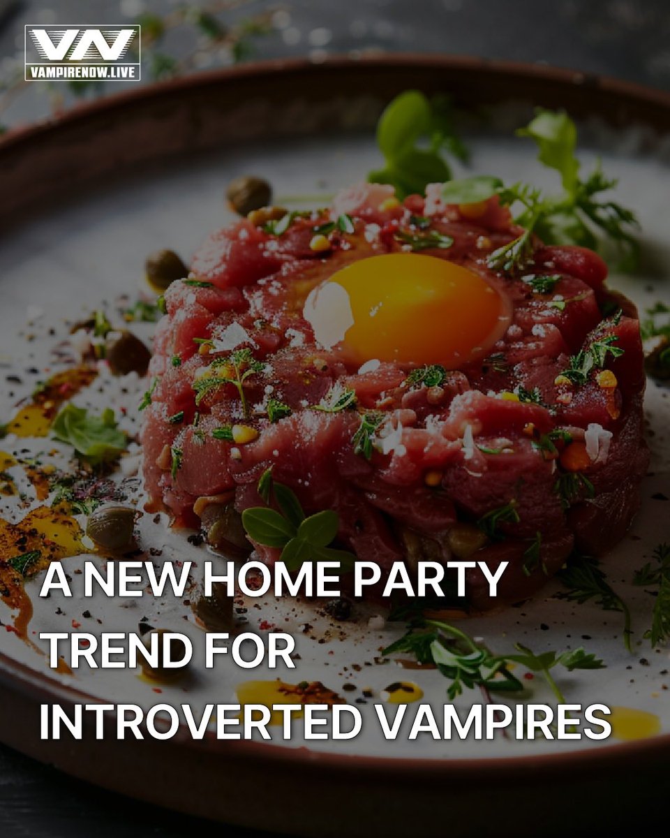 lovedgarden's tweet photo. A New Home Party Trend
for Introverted Vampires

내향형 뱀파이어들에게
유행중인 새로운 홈파티

See more at the link in our bio
 ➡️https://t.co/lnjBR4okvK 

#VampireNow #VampireNowLive https://t.co/892OqyJ0LO