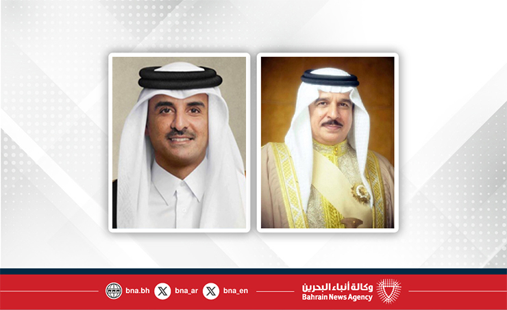 جلالة الملك المعظم يهنئ سمو أمير دولة قطر باليوم الوطني 