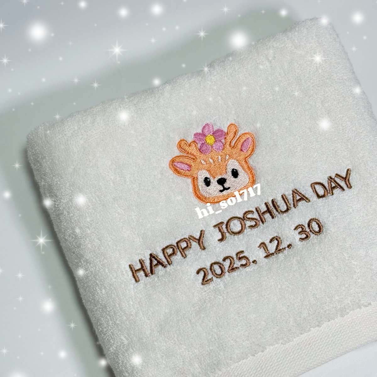 hi_sol717's tweet photo. ❥ · ﾟ₊ 𝙃𝘼𝙋𝙋𝙔 𝙅𝙊𝙎𝙃𝙐𝘼 𝘿𝘼𝙔 𝙀𝙑𝙀𝙉𝙏 🤍

슈아 생일을 맞아 제작한 수건드려요 :)
(완전 화이트아니고, 약간 아이보리)
많관부 🫶🏻

✨필수조건✨
- #RT + #follow (일회성은 정중히사양)
- 오직 캐럿만💎
- 당첨 : 총 2명
- 배비부담 + 후기작성 필수 ⭕️
- 당발 : 이번주중 https://t.co/f8JJJmkdVw