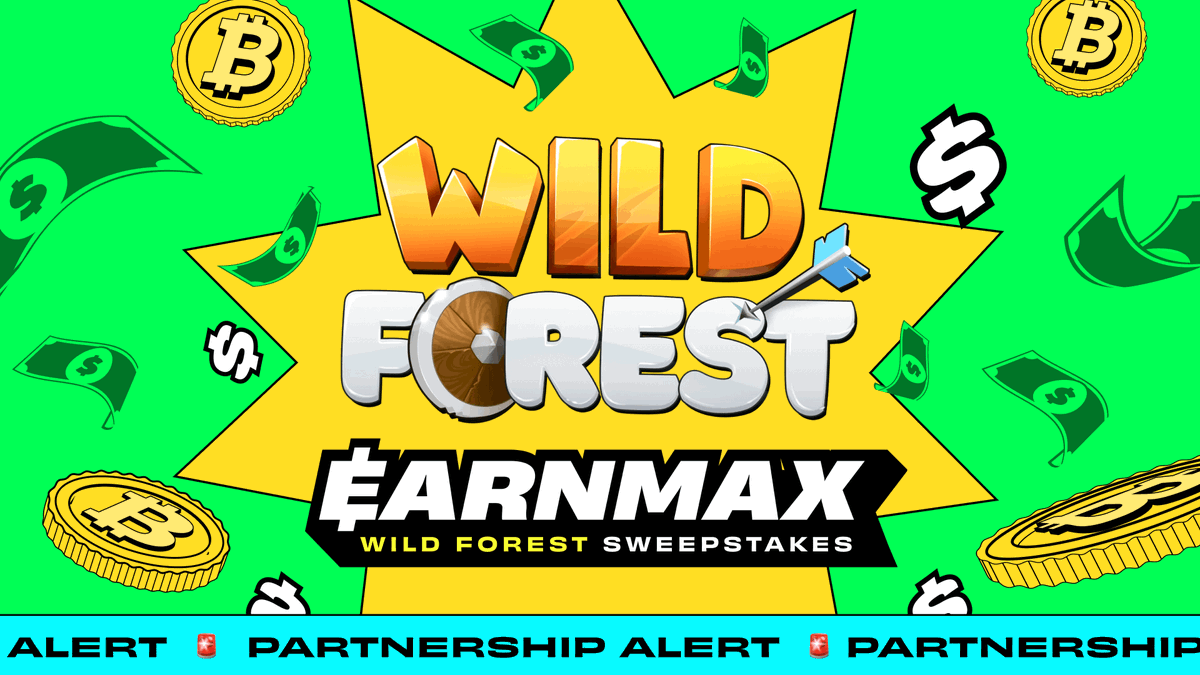 playwildforest's tweet photo. Wild Forest × EARNMax partnership!

We’re teaming up with @EARNMrewards - a platform that gives players automatic ticket entries into daily, weekly, monthly, and yearly prize draws, with up to $15,000 in monthly rewards 💰

All Wild Forest players who minted the Mistress Pack NFT will unlock an exclusive EARNMax reward: 100 FREE tickets for the monthly draw 🎟️

Rewards will be unlocked shortly after the Treasure Hunt ends.

More activities and rewards with @EARNMrewards are coming soon - stay tuned! 🌲✨