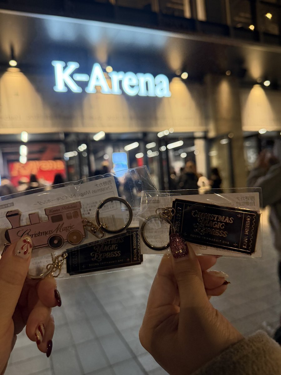 会場限定キーホルダー無事ゲット❤︎