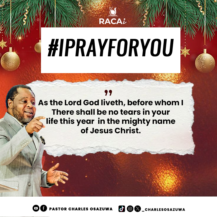 _charlesosazuwa's tweet photo. #IPrayForYou

As the Lord God liveth, before whom I stand. there shall be no tears in your life this year in the mighty name of Jesus Christ.

#pastorcharlesosazuwa #PropheticDeclaration #pray #RACAi #RefiningDestinies #newchapter #loadedwithbenefits https://t.co/Mr4XQ52hvN