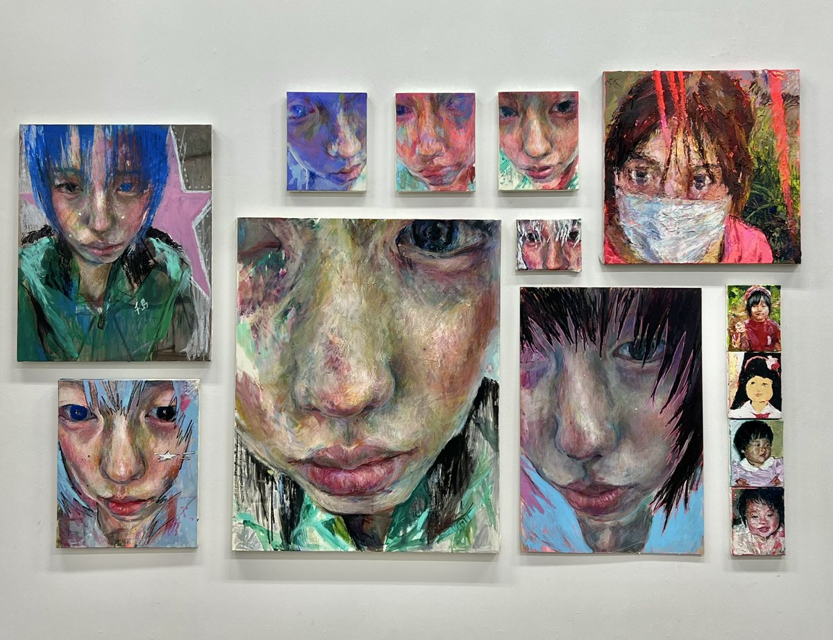 suchi__aa's tweet photo. 意味もなく自画像描かない方がいいんだよね
トラウマ講評を戒めに精進進級展でした https://t.co/VQx7rK2Hkx