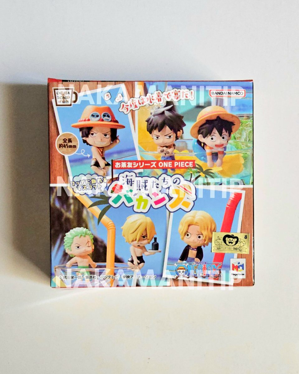 nakamanitip's tweet photo. WTS ✨️NEW ITEMS✨️ One Piece Pirate Vacation Ochatomo Series Blind Box - Zoro / Ace
100% ORI -- Sealed inc. box

150k ea

✅ Ready stock
✅ CO via 🍊
✅ inc. packing &amp; adm
📍 Bogor https://t.co/zVK2YJupmr