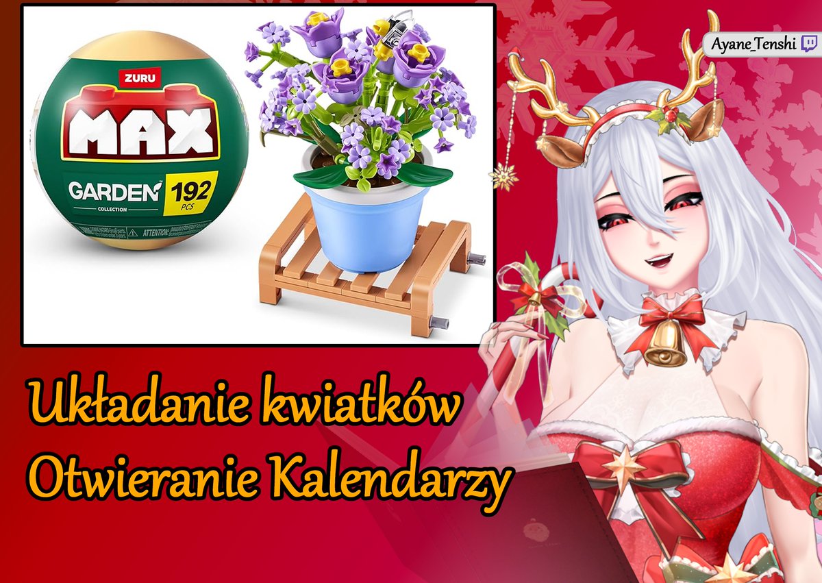 Kochani widzimy sie juz o 11 
Dzisiaj bedziemy skladac kolejnego kwiatka do kolekcji