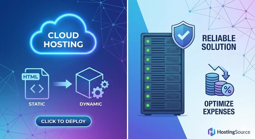 HostingSourceX's tweet image. 📷 Ready to take your website to the cloud? Whether it's a simple static site or a complex dynamic application, we've got you covered!
Start your journey today! 📷 hostingsource.com
#websites #cloudhosting #webdevelopment #tech #HostingSource