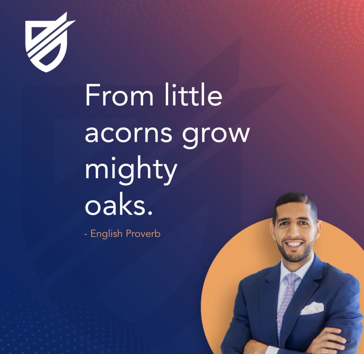 Big outcomes often start with small, consistent steps. 🌱 

Get after it! 💪🏽