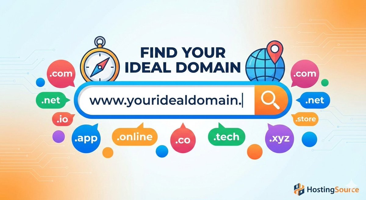 HostingSourceX's tweet image. 📷 Your perfect online identity is just a search away! 
📷 Use our powerful search and suggestion tools. 📷 Choose from hundreds of options (.com, .io, .store, and more!). 📷 Make it easy for people to discover you online.
hostingsource.com/domains/
#domainname #branding