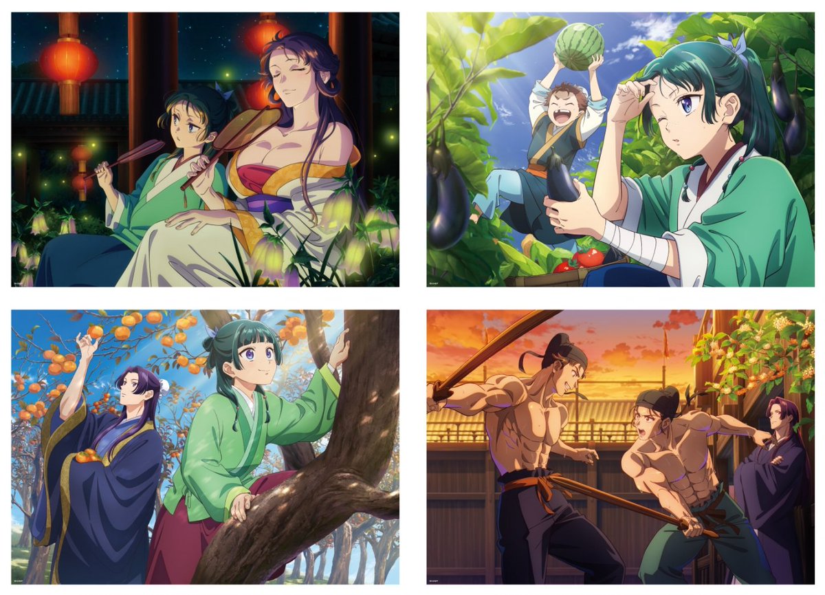 アニメイトオンラインで予約開始！ 薬屋のひとりごと クリアポスター