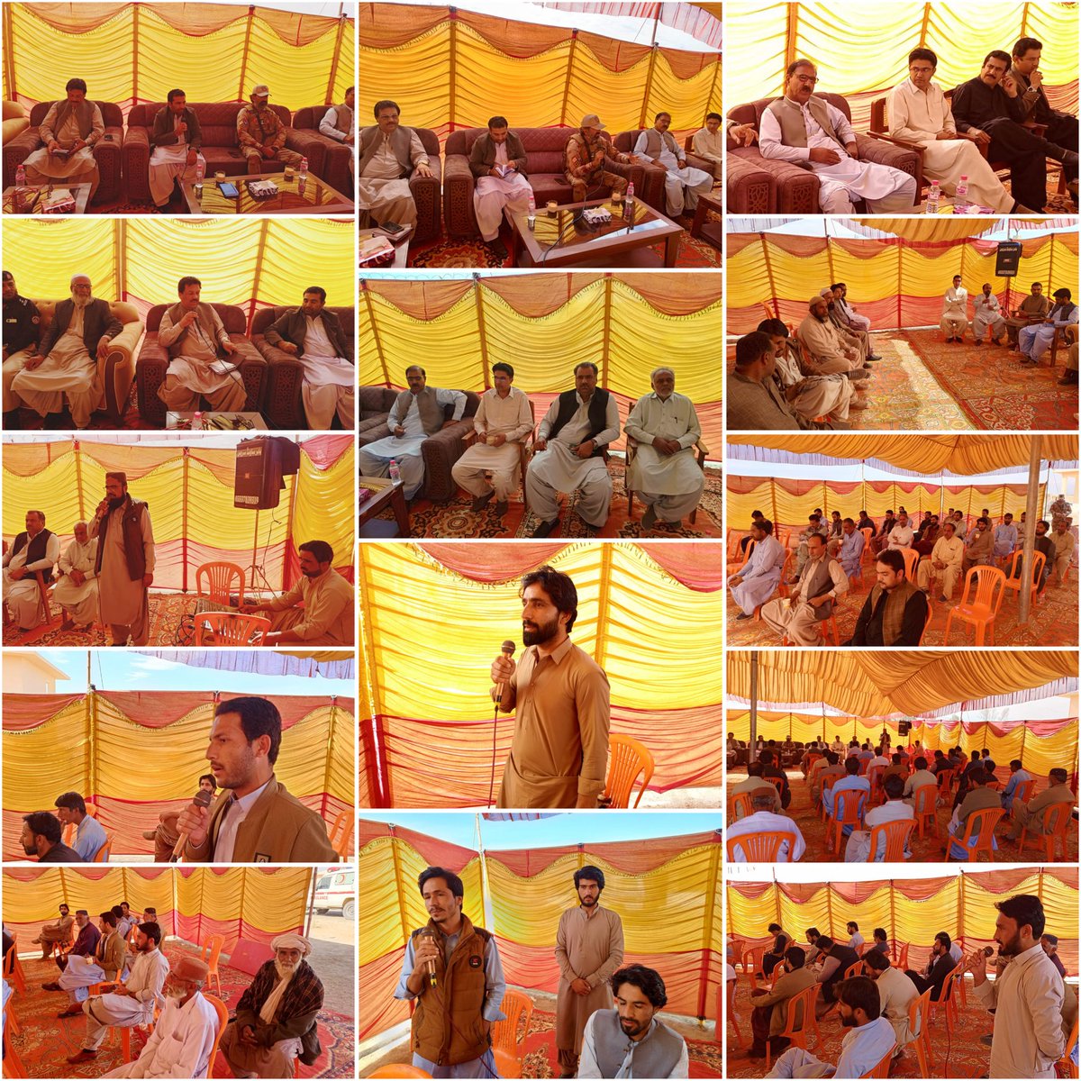 وزیر اعلیٰ بلوچستان  جناب میر سرفراز بگٹی صاحب کی ہدایات پر اسسٹنٹ کمشنر خاران عبدالحمید بلوچ کی زیرِ صدارت پولیس تھانہ مسکان قلات تحصیل سرخاران میں کھلی کچہری کا انعقاد کیا گیا۔
ونگ کمانڈر خاران رائفلز سمیت تمام محکموں کے ہیڈ آفیسران نے شرکت کی۔ 
<a href="/CMOBalochistan/">Chief Minister's Office Balochistan</a>
<a href="/dpr_gob/">Govt. of Balochistan</a>