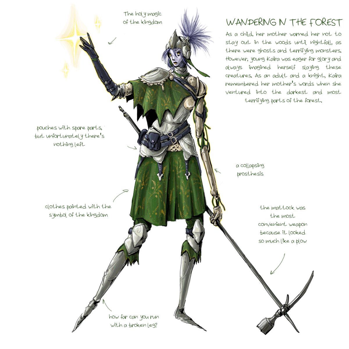 initio1122's tweet image. Wandering in the forest 

#characterdesign