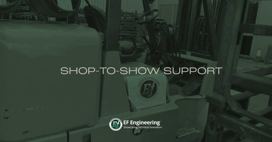 We don’t just create show-stopping displays, we provide full shop-to-show support. We ensure your display looks its best at every event, anywhere in the world:
🚢 Shipping
🛠️ Maintaining
📋 Managing

How we take care of your display, beyond the stand 👉 ef-engineering.co.uk/beyond-the-sta…