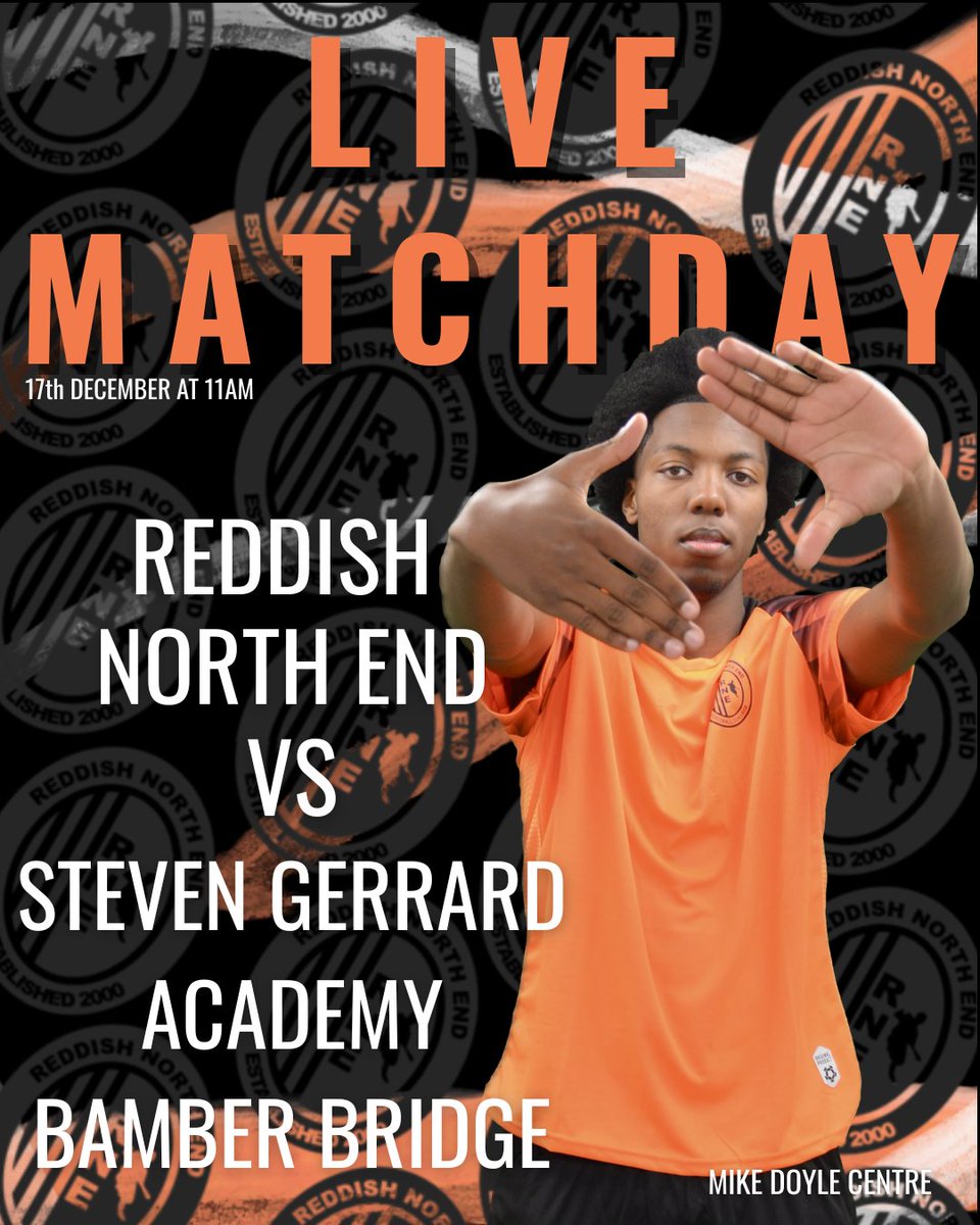 It's Wednesday! You know what that means?!

Match Day!!

The last game before Christmas, can we get some Christmas joy and 🎄 points on the road against Steven Gerrard Academy Bamber Bridge 

Give us a like/share to support the team.

#awaydays #RNEFootballCollege