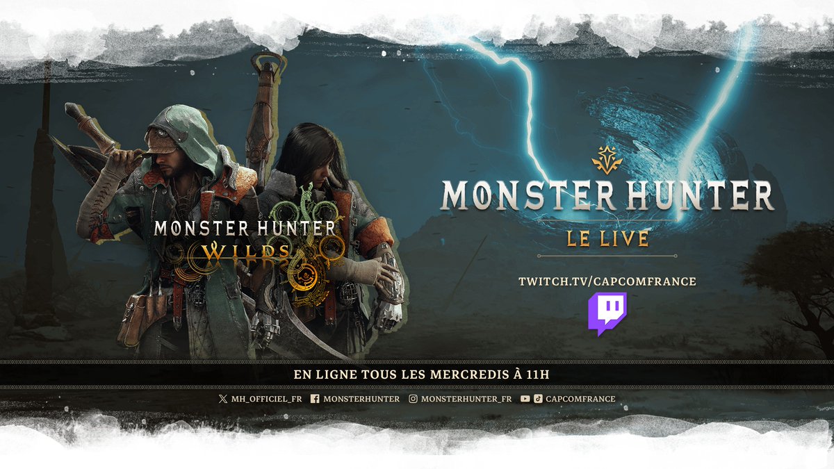 🔴 LIVE : En chasse sur Twitch ! On célèbre l'arrivée du Gogmazios 😼
 
➡️ twitch.tv/capcomfrance