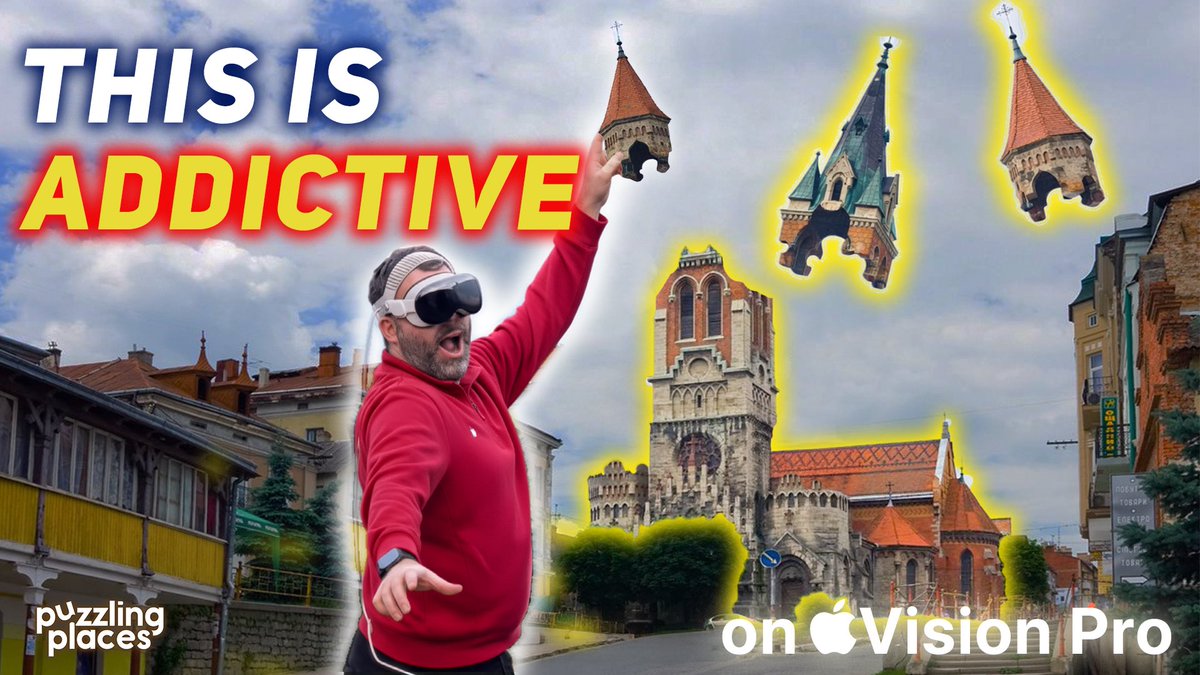 This is SO ADDICTIVE!

Vision Pro has many amazing applications but no  are so engrossing as playing spatial games and <a href="/PuzzlingPlaces/">Puzzling Places</a> by <a href="/realities_io/">realities.io</a> is one of those….

Check out the latest video on A Vision Experiment all about it!

youtu.be/fNuntHjFHMo?si…

#applevisionpro
