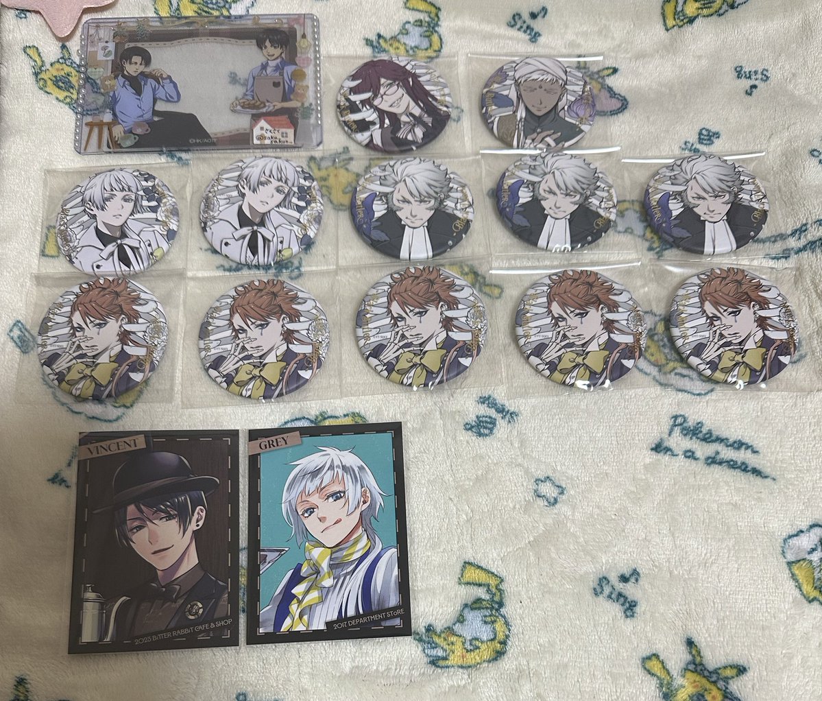 黒執事 BotA セバスチャン シエル 缶バッジ 特典 黒執事 交換 缶バッジ 特典 譲 画像 求 缶バッジ シエル セバスチャン