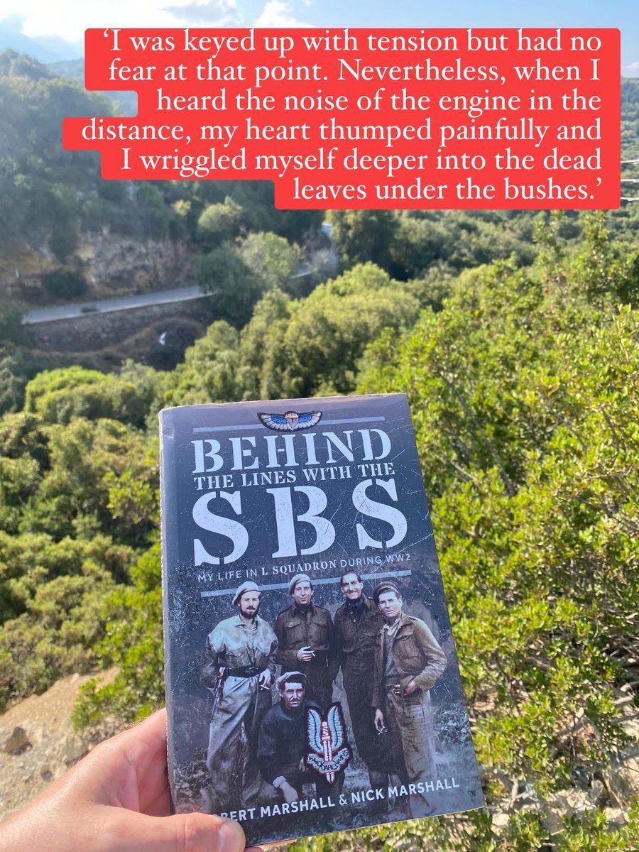 Des Marshall describes his feelings at his patrol’s lying-up position on Crete, as they waited patiently for their target to appear
Read more in
Behind The Lines With The SBS
My life in L Squadron during ww2
Pen and Sword Books 
#SBS #SAS #whodareswins #behindthelineswiththesbs