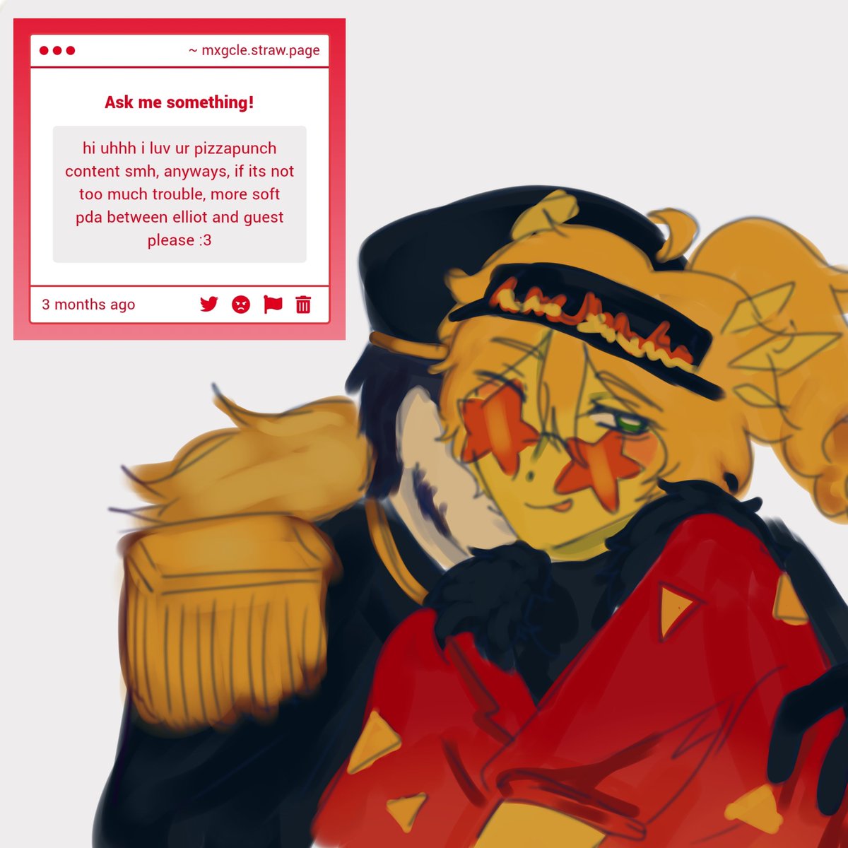 mxgcle's tweet photo. forsaken highkey ass rn but oh how I miss pizzapunch🥹 #PIZZAPUNCH #forsakenart #fanartq #flop https://t.co/OScRITRPEg