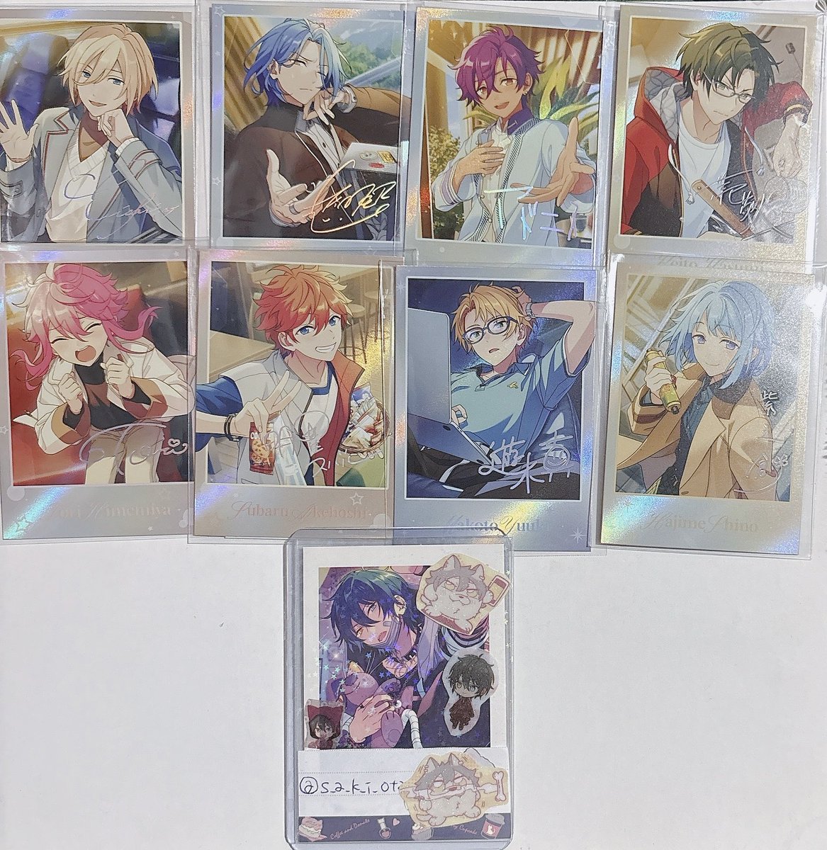 交換】 あんスタ 中国 序曲 ポラ チェキ 譲→英智、桃李、スバル、真