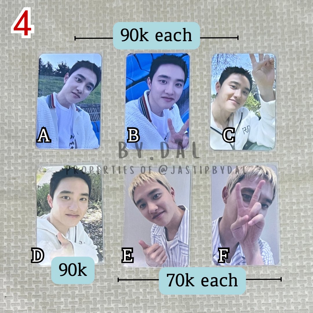 WANT TO SELL PHOTOCARD DOH KYUNGSOO

🛒 s.shopee.co.id/13NvmTmGf
✓ packing fee
✓ bisa splitpay
✓ perfect condi
✓ take >3, get special price/gift
✗ tax 🍊

📍 Bogor
DM untuk order atau tanya-tanya~

t. d.o. mori bori bene pc poca pob wts lotte merch zzichar blonde outdoor