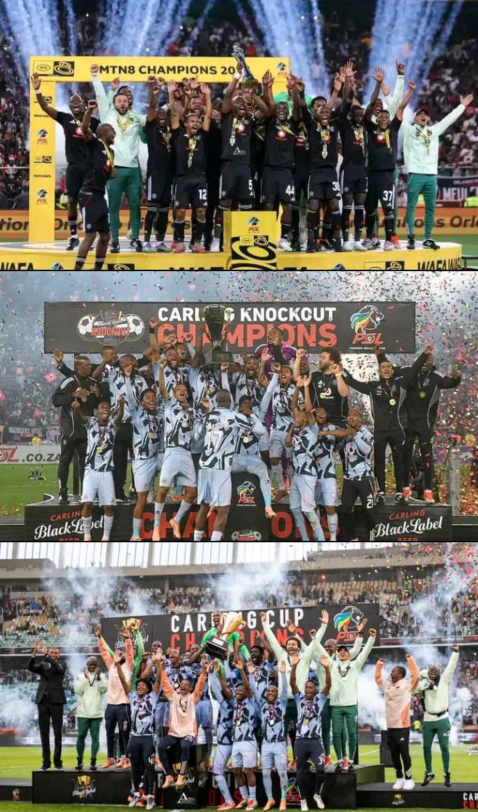 Skhalazo_NMZ's tweet image. 🏴‍☠️ 𝗖𝗵𝗮𝗺𝗽𝗶𝗼𝗻𝘀 𝗢𝗳 𝗦𝗼𝘄𝗲𝘁𝗼 🔥⚽

2025 has been a great year for the Buccaneers ☠️ Three Trophies In 2025 🏆🏆🏆 

#MTN8✅
 #CaringKnockOut ✅
#CarlingCup ✅

⚫⚪🔴🔥
#Buccaneer
#OnceAlways