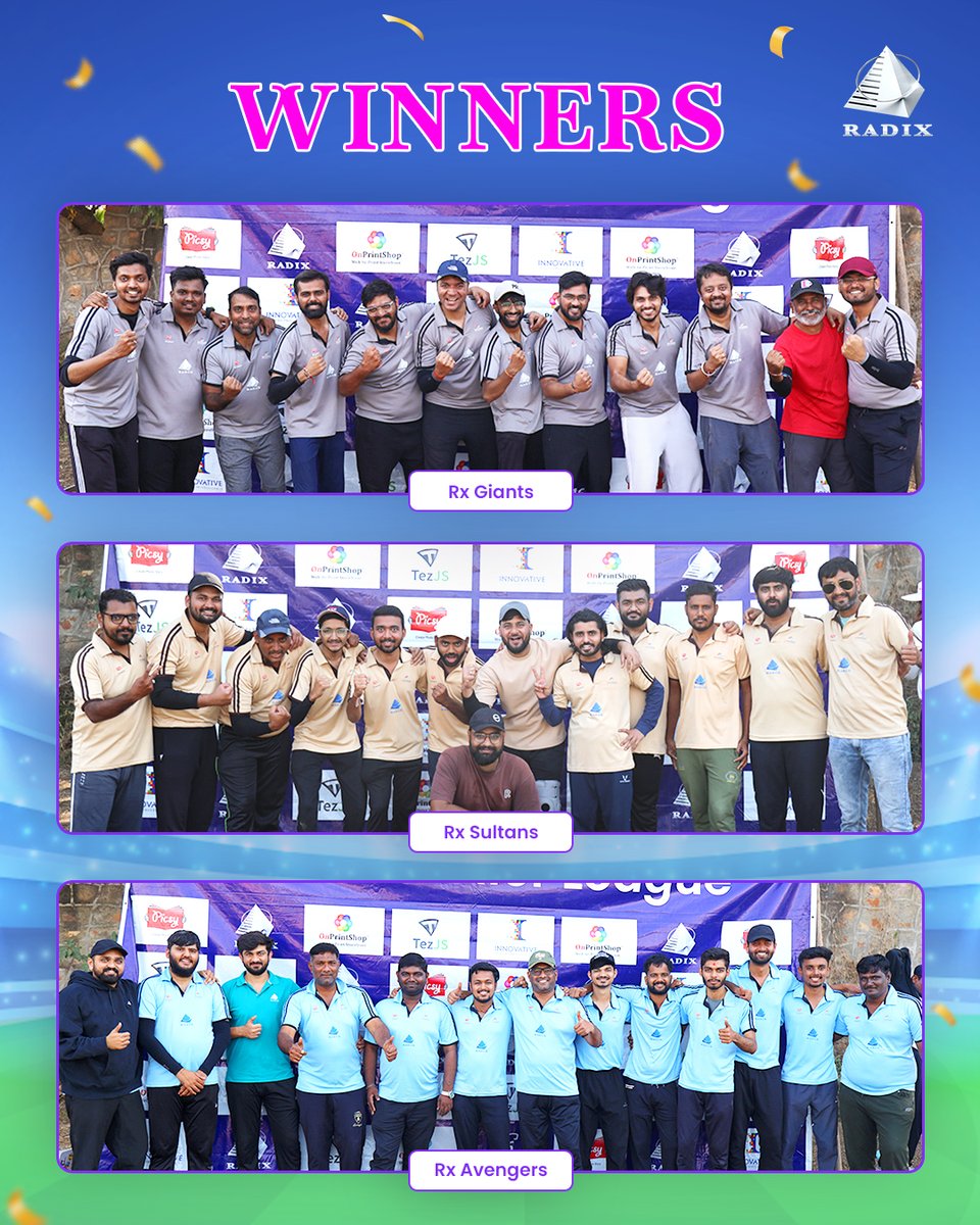 radixweb's tweet image. Radix Premier League – Week 4 was more than runs and wickets.
It was about energy, unity, and winning as one team.

Here’s to great matches, stronger bonds, and a culture that celebrates both performance and people.

#Cricket #CorporateFun #TeamWork #Culture