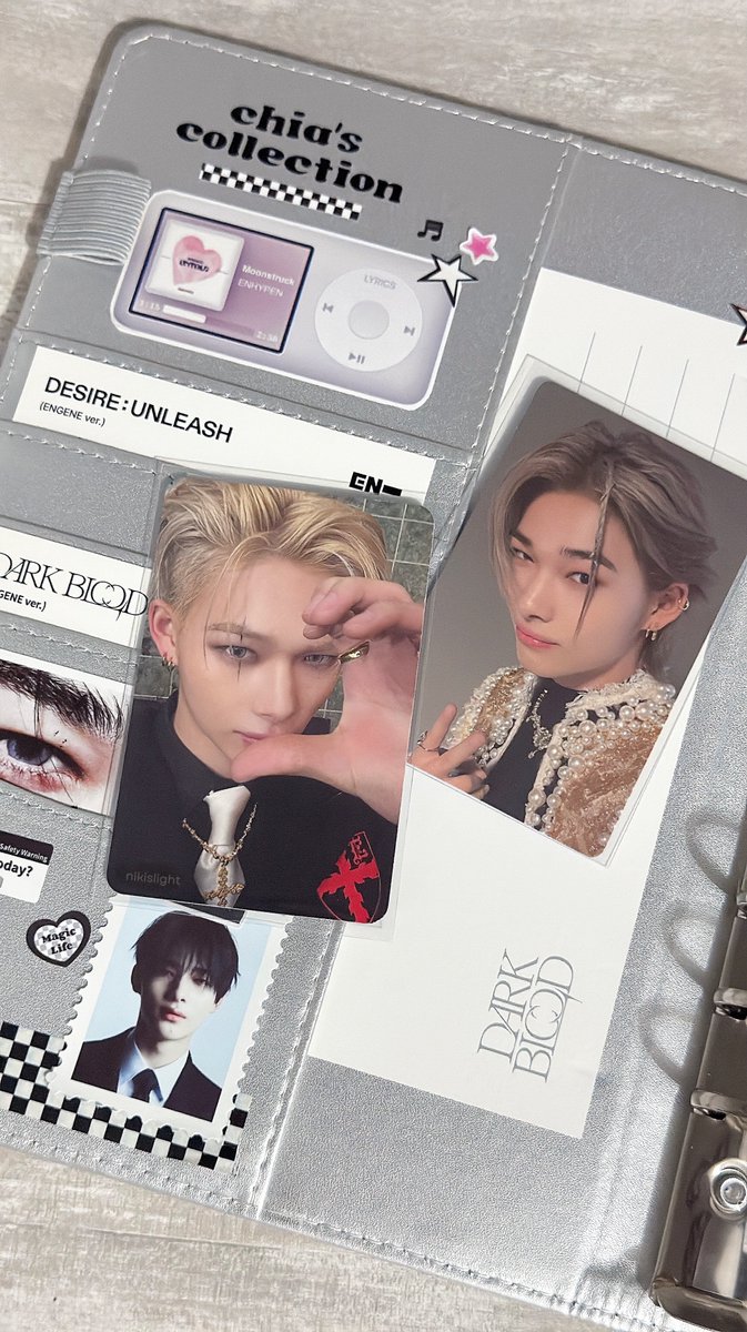 i ♥︎ my ni-ki binder and pcs