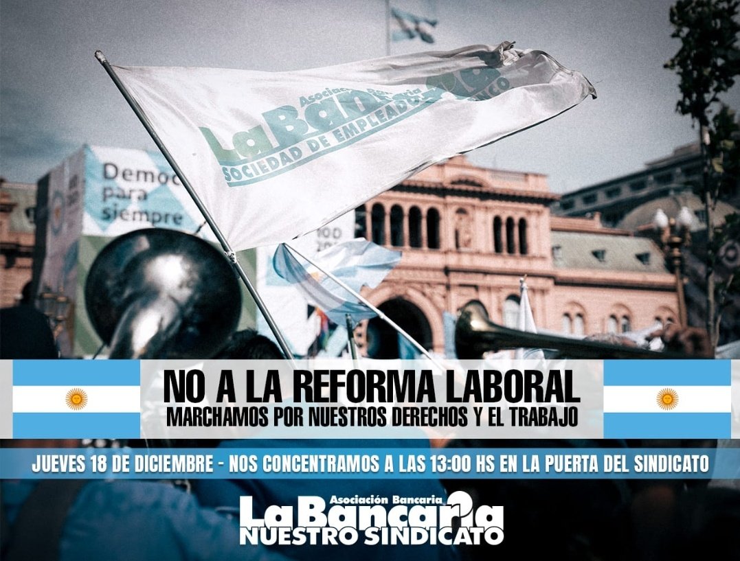 ❌Fueron x los jubilados, pero como vos no sos jubilado, no te importó. 
❌Fueron x los discapacitados, pero como no sos discapacitado, no te importó. 
❌Fueron x el Garrahan, pero como no sos médico, no te importó. 
➡️Ahora vienen x los trabajadores, que vas a hacer?
 #YoMarcho