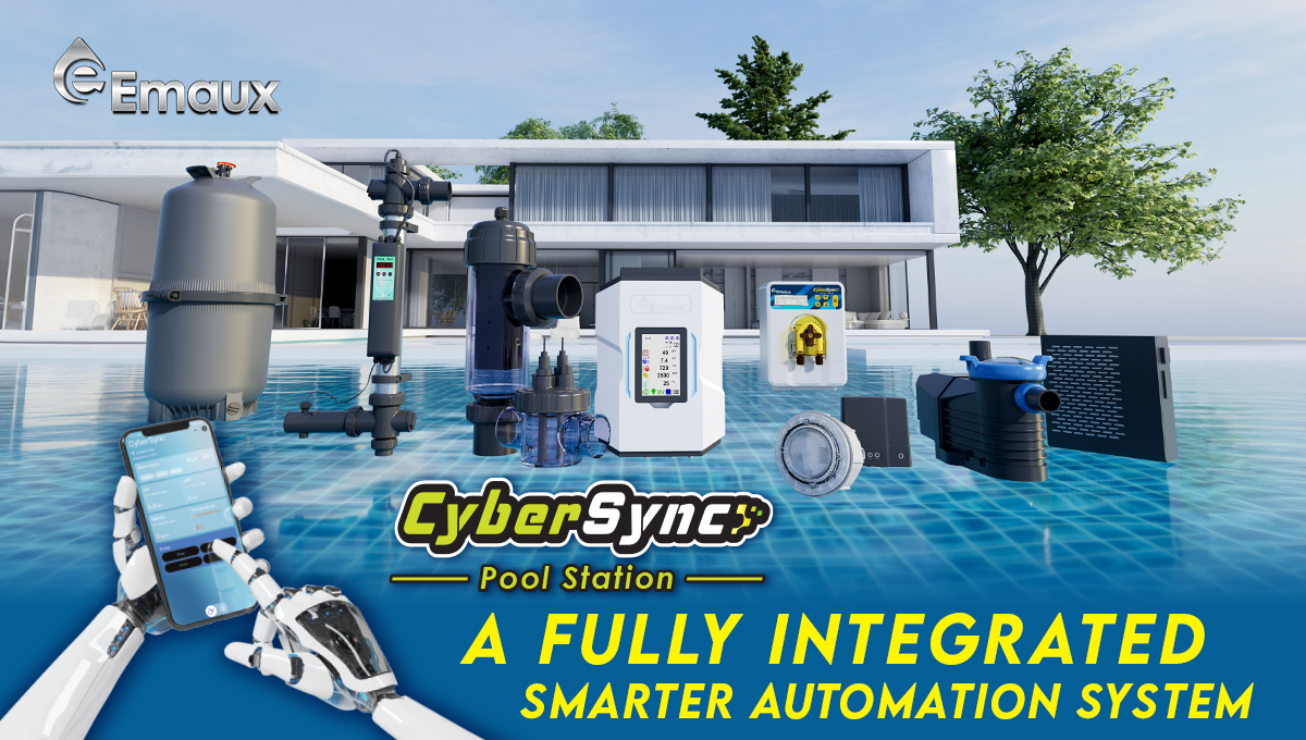 Emaux_Group's tweet photo. The Emaux CyberSync Automation System revolutionizes pool care. This advanced IoT platform connects seamlessly to the Smart Life app, giving you real-time control over water conditions and equipment performance. 

CyberSync Pool Station
GET THE QUOTE: https://t.co/PQ6SjqmLYk https://t.co/jd1wqt2gfz