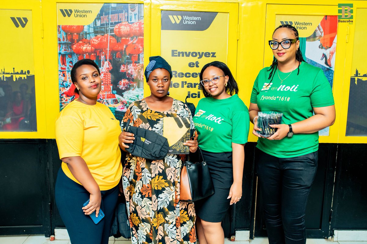 bancobu's tweet photo. 3/3 👉 À la BANCOBU, la saison des fêtes est avant tout un moment de partage .
✅Être présente , utile et humaine : c’est l’engagement que la BANCOBU continue de porter aujourd’hui comme demain✨
#WesternUnion #65ans #Bancobu #UneTraditionDeBienFaire https://t.co/bFG2AlFv4n