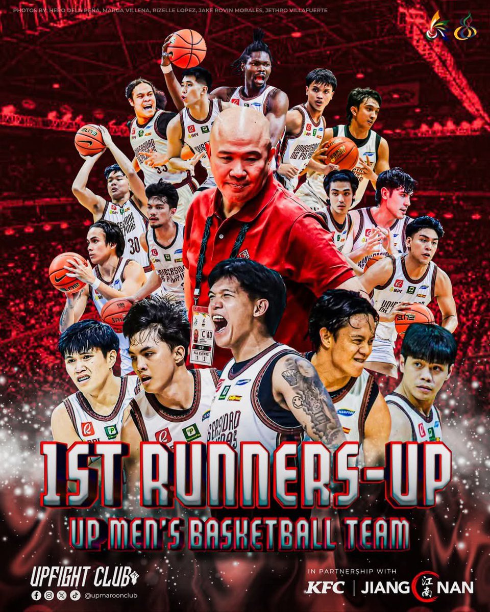 upmaroonclub's tweet photo. SILVER, STILL SHINING 🥈

The UP Fighting Maroons was unable to overcome the gritty De La Salle Green Archers, 72-80. They are your #UAAPSeason88 1st Runners-up!

Still a decent run from the Maroons! ✊

Lagi’t lagi, UP FIGHT!

This UP Fighting Maroons Club post is in partnership with:
KFC
Jiang Nan Hotpot

#UPFight♥️💚✊🏻