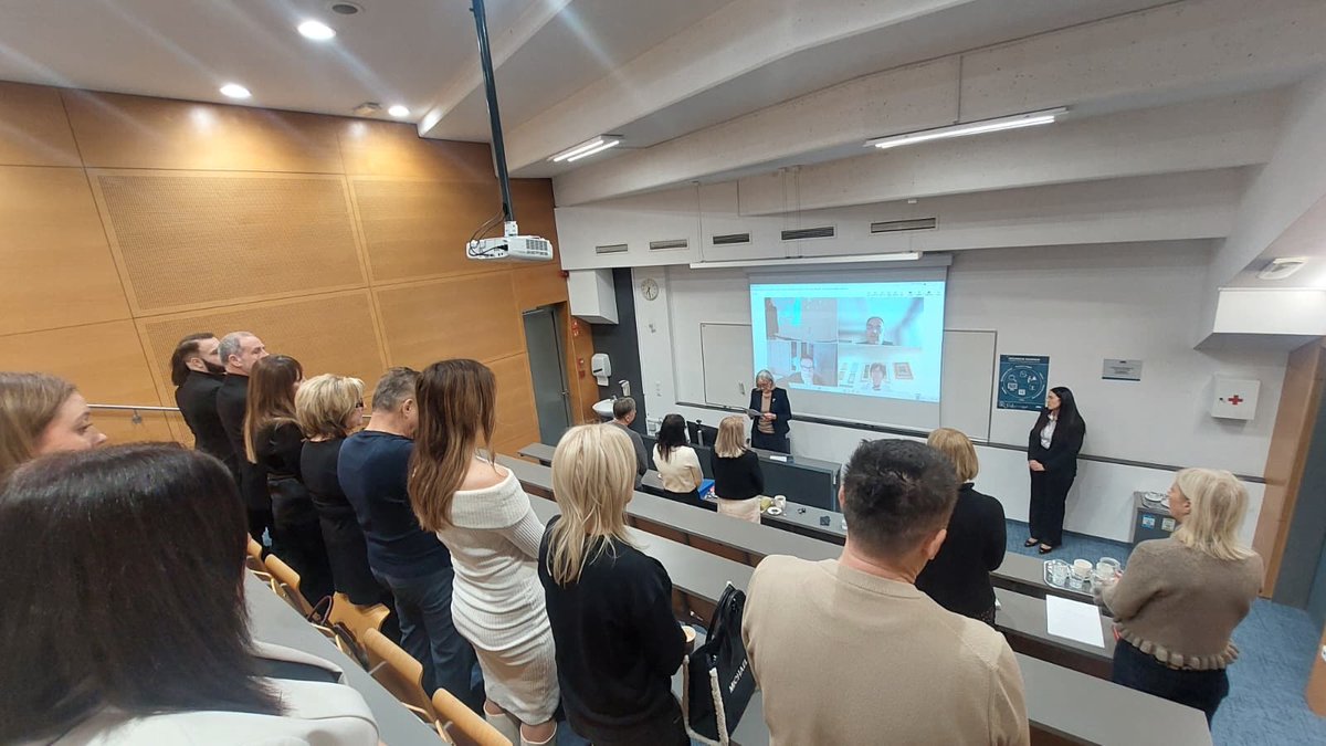 UMariborFHS's tweet photo. Proud to announce that UM FHS welcomes a new Doctor of Science 👩‍🎓
Congratulations to Adrijana Svenšek, PhD on the successful defense of her PhD on visualization and lifestyle change in patients at risk of cardiovascular diseases. 👏🍀

#DoctorOfScience #PhD #Proud #Congrats https://t.co/u3WlJjP5cS