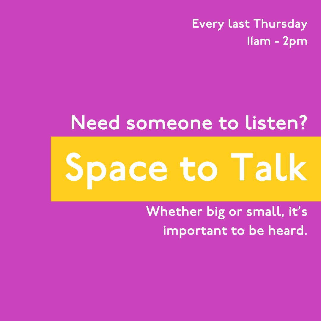 How are you feeling this festive season? If you need some time out pop into Metronome Morden tomorrow (18th) for our last Space to Talk of the yr. Our listening service is available 11 - 2. Friendly faces, good coffee &amp; a listening ear. It may just make your day a little lighter!